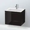 Image de Duravit L-Cube Meuble avec vasque Vero Air, 1 tiroir, LC6916O4040,