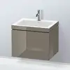 Image de Duravit L-Cube Meuble avec vasque Vero Air, 1 tiroir, LC6916O8989,