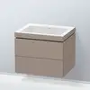 Image de Duravit L-Cube Meuble avec vasque Vero Air, 2 tiroirs, LC6926N4343,