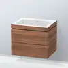 Image de Duravit L-Cube Meuble avec vasque Vero Air, 2 tiroirs, LC6926N7979,
