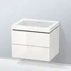 Image de Duravit L-Cube Meuble avec vasque Vero Air, 2 tiroirs, LC6926N2222,