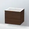 Image de Duravit L-Cube Meuble avec vasque Vero Air, 2 tiroirs, LC6926N6969,