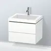Image de Duravit L-Cube Meuble avec vasque Vero Air, 2 tiroirs, LC6926O1818,