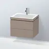 Image de Duravit L-Cube Meuble avec vasque Vero Air, 2 tiroirs, LC6926O4343,