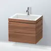 Image de Duravit L-Cube Meuble avec vasque Vero Air, 2 tiroirs, LC6926O7979,