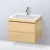 Image de Duravit L-Cube Meuble avec vasque Vero Air, 2 tiroirs, LC6926O7171,