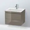 Image de Duravit L-Cube Meuble avec vasque Vero Air, 2 tiroirs, LC6926O8989,