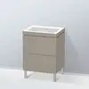 Image de Duravit L-Cube Meuble avec vasque Vero Air, 2 tiroirs, LC6936N4343,