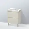 Image de Duravit L-Cube Meuble avec vasque Vero Air, 2 tiroirs, LC6936N9191,