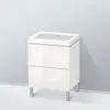 Image de Duravit L-Cube Meuble avec vasque Vero Air, 2 tiroirs, LC6936N2222,