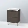 Image de Duravit L-Cube Meuble avec vasque Vero Air, 2 tiroirs, LC6936N7272,