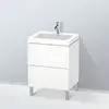Image de Duravit L-Cube Meuble avec vasque Vero Air, 2 tiroirs, LC6936O1818,