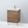 Image de Duravit L-Cube Meuble avec vasque Vero Air, 2 tiroirs, LC6936O7979,