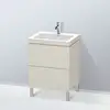 Image de Duravit L-Cube Meuble avec vasque Vero Air, 2 tiroirs, LC6936O9191,