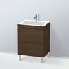 Image de Duravit L-Cube Meuble avec vasque Vero Air, 2 tiroirs, LC6936O6969,