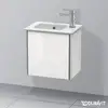 Image de Duravit XSquare Meuble sous-vasque, 1 porte, XS4170R8585,