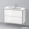 Image de Duravit XSquare Meuble sous-vasque, 2 tiroirs, XS416602222,