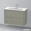 Image de Duravit XSquare Meuble sous-vasque, 2 tiroirs, XS416609292,