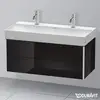 Image de Duravit XSquare Meuble sous-vasque, 2 tiroirs, XS416304040,