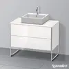 Image de Duravit XSquare Meuble bas, 2 tiroirs, XS492108585,