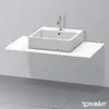 Image de Duravit XSquare Plan de toilette, XS060E01818,