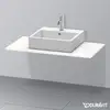 Image de Duravit XSquare Plan de toilette, XS060E02222,
