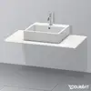 Image de Duravit XSquare Plan de toilette, XS060E08585,
