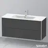 Image de Duravit XSquare Meuble sous-vasque, 2 tiroirs, XS417404949,