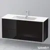 Image de Duravit XSquare Meuble sous-vasque, 2 tiroirs, XS417404040,