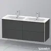 Image de Duravit XSquare Meuble sous-vasque, 4 tiroirs, XS417504949,