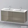 Image de Duravit XSquare Meuble sous-vasque, 4 tiroirs, XS417508989,