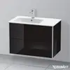 Image de Duravit XSquare Meuble sous-vasque, 2 tiroirs, XS417604040,