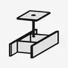 Image de Duravit Universal Compartiment intérieur avec couvercle, UV984500000,