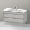 Image de Duravit Ketho Meuble sous-vasque, 2 tiroirs, KT643000707,