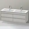 Image de Duravit Ketho Meuble sous-vasque, 4 tiroirs, KT643300707,