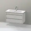 Image de Duravit Ketho Meuble sous-vasque, 2 tiroirs, KT645300707,