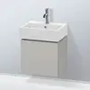 Image de Duravit L-Cube Meuble sous-vasque, 1 porte, LC6245R0707,