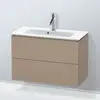 Image de Duravit L-Cube Meuble sous-vasque, 2 tiroirs, LC625707575,