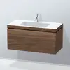 Image de Duravit L-Cube Meuble avec vasque Vero Air, 1 tiroir, LC6918O2121,