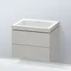 Image de Duravit L-Cube Meuble avec vasque Vero Air, 2 tiroirs, LC6926N0707,