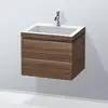 Image de Duravit L-Cube Meuble avec vasque Vero Air, 2 tiroirs, LC6926O2121,