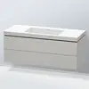 Image de Duravit L-Cube Meuble avec vasque Vero Air, 2 tiroirs, LC6929N0707,