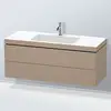 Image de Duravit L-Cube Meuble avec vasque Vero Air, 2 tiroirs, LC6929O7575,