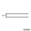 Image de Duravit Starck T Barre porte-serviette de toilette, 0099411000,