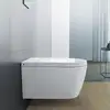Image de Duravit SensoWash Starck f WC lavant suspendu Plus Compact avec abattant WC, 650000012004320, Plus Compact