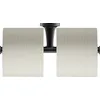 Image de Duravit Starck T 2 Rouleaux Porte Papier Mural Noir Mat