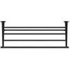 Image de Duravit Starck T Porte-Serviettes Mural Noir Mat 61 cm