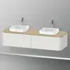 Image de Duravit Happy D.2 Meuble bas, 2 tiroirs, HP4946B3939,