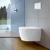 Image de Duravit SensoWash Starck f WC lavant suspendu Lite Compact avec abattant WC, 650001012004310, Lite Compact