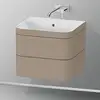 Image de Duravit Happy D.2 Meuble avec vasque, 2 tiroirs, HP4635N7575, c-bonded